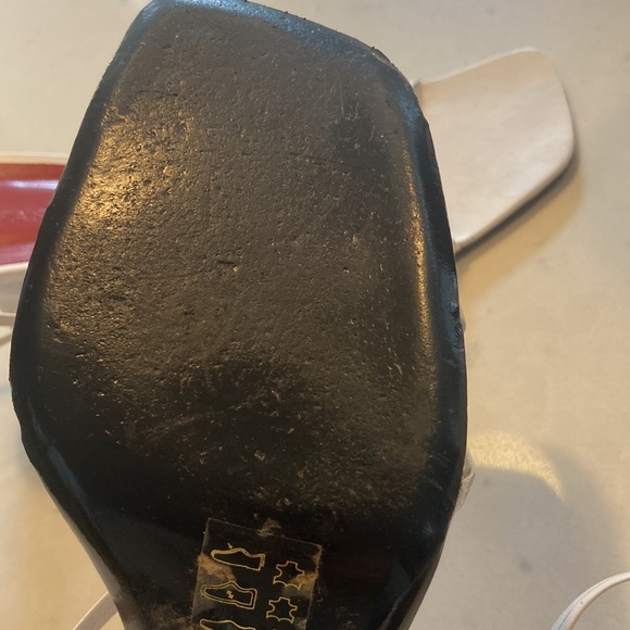 By Far nappa leather white sandals - Picture 5 of 7